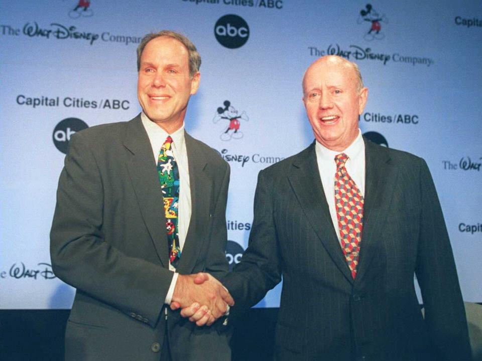 Michael Eisner ABC Disney Merger