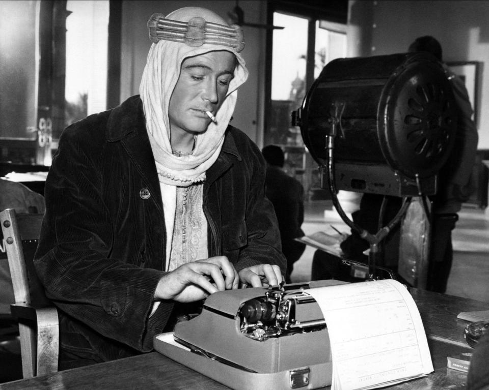 Notorious hell-raiser: Peter O'Toole dedicated himself to Lawrence of Arabia after he received a stern warning about his behaviour - Cinematic Collection / Alamy Stock Photo