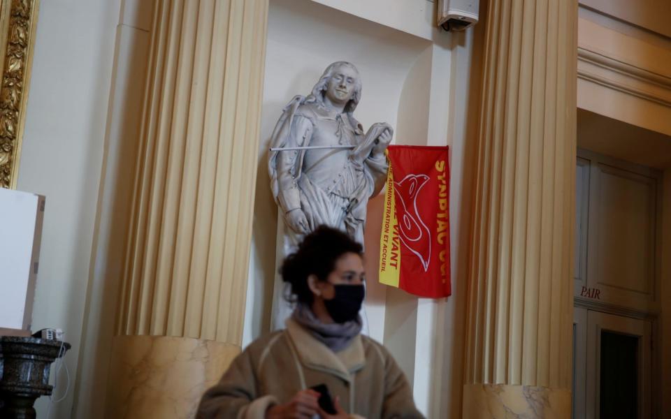 Culture workers and artists occupy the Theatre de l'Odeon - Reuters