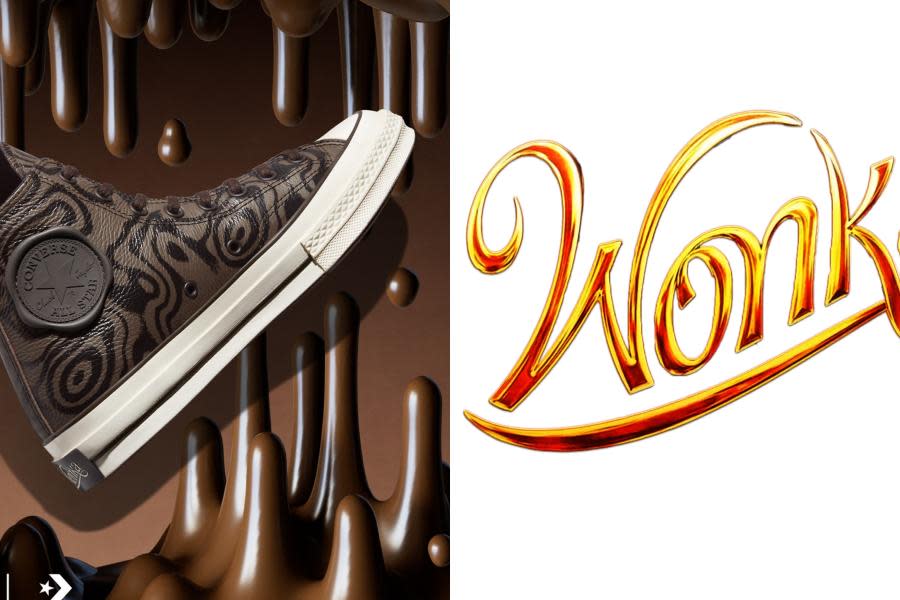 ¿Tenis con chocolate? Converse lanza “dulce” colaboración con Wonka