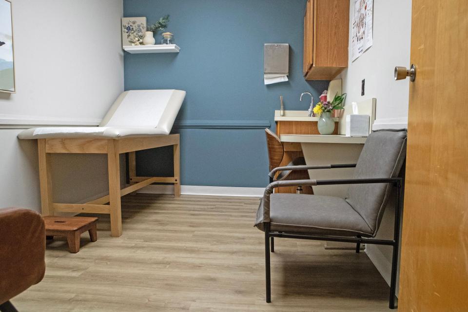 A treatment room of RestoreMD is seen at the Silverside Medical Center in Brandywine Hundred on Thursday, July 27, 2023. RestoreMD is a direct primary care practice that opened this year that seeks to provide improved health care access in Delaware.
