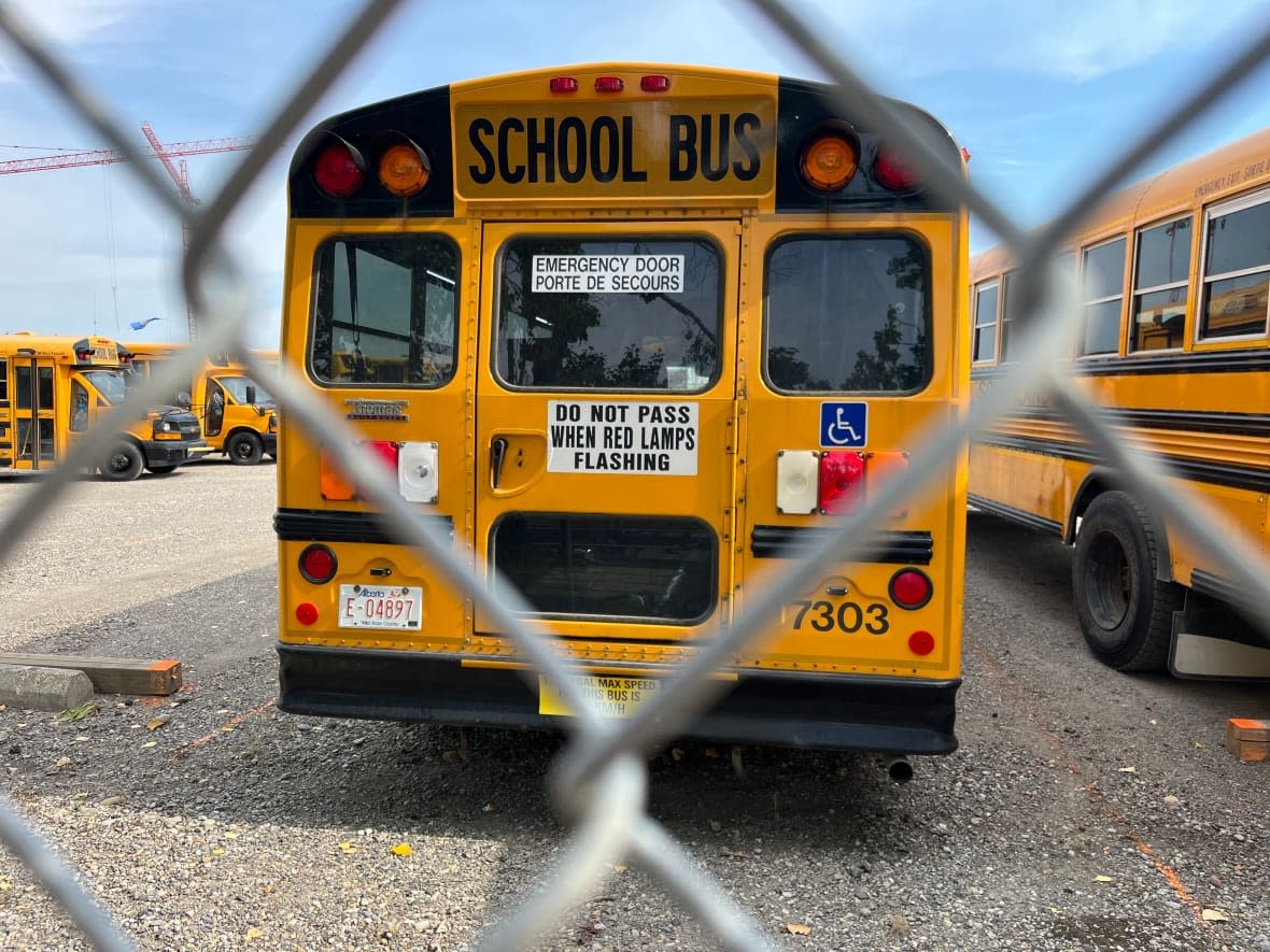 Quebec's Education Ministry says the agreement in principle will ensure safe and reliable transportation for all students for the start of the school year. (David Bell/CBC - image credit)