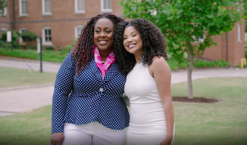 Charese Mignon Morrisette-Eason, a project manager with the Ford Motor Co. global supply chain team, volunteered her time to mentor Alyssa Cabezas of Vicksburg, Mississippi, a first-generation college student who graduated Spelman College in Atlanta in May 2022.