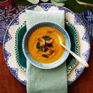 <p>The fried sage leaves on top of this simple soup turn it into something special. Thanks to the <a href="https://www.goodhousekeeping.com/appliances/multi-cooker-reviews/a25653352/best-instant-pot/" rel="nofollow noopener" target="_blank" data-ylk="slk:Instant Pot;elm:context_link;itc:0;sec:content-canvas" class="link ">Instant Pot</a>, the whole thing comes together in less than an hour.</p><p><em><a href="https://www.goodhousekeeping.com/food-recipes/a28819083/instant-pot-butternut-squash-soup-recipe/" rel="nofollow noopener" target="_blank" data-ylk="slk:Get the recipe for Instant Pot Butternut Squash Soup »;elm:context_link;itc:0;sec:content-canvas" class="link ">Get the recipe for Instant Pot Butternut Squash Soup »</a></em></p>