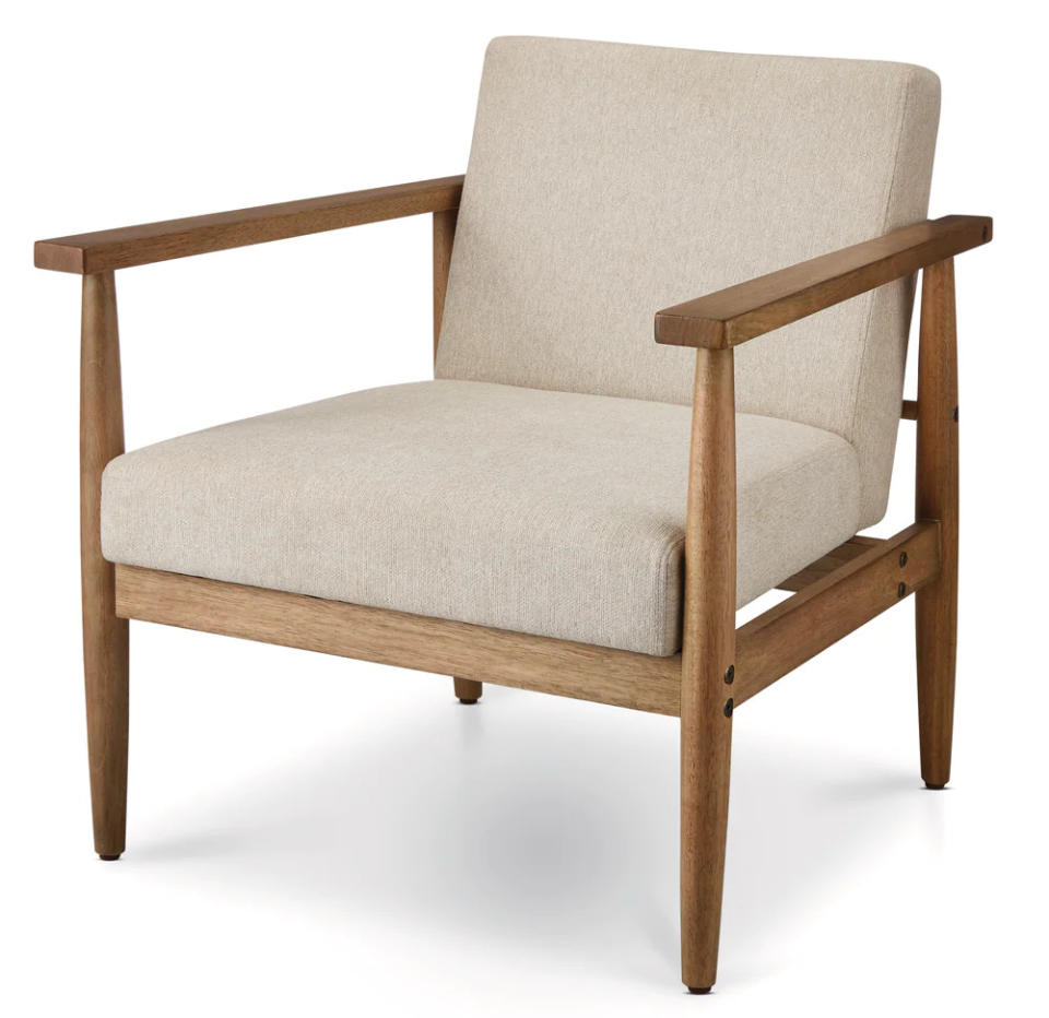 CANVAS Holliston Accent Chair. Image via Canadian Tire.