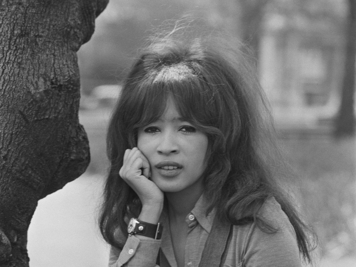 Ronnie Spector, of the Ronettes, in April 1971 (Jack Kay/Daily Express/Getty Images)