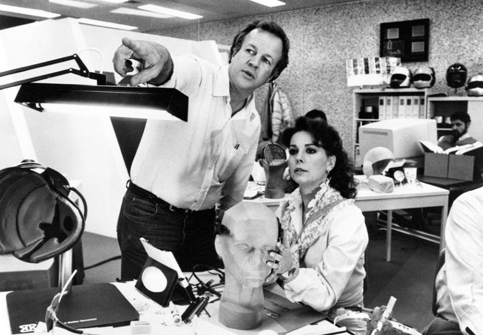 Douglas Trumbull and Natalie Wood at work on her last film, 1983’s Brainstorm. - Credit: Courtesy of MGM/courtesy Everett Collection