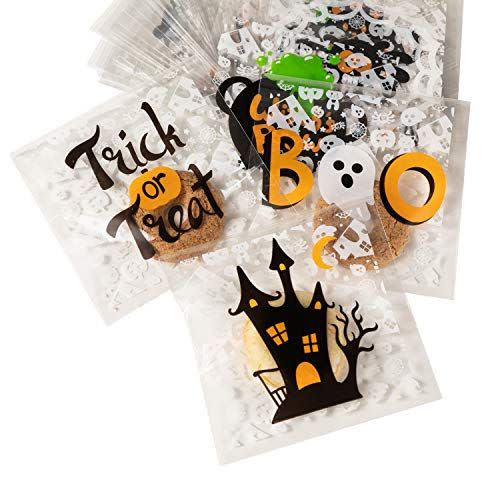 4) Self-Adhesive Cellophane Treat Bags (150-Pack)