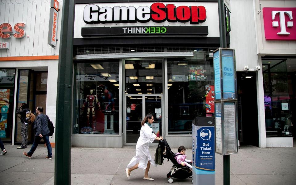 GameStop shares surged by as much as 103pc in premarket trading
