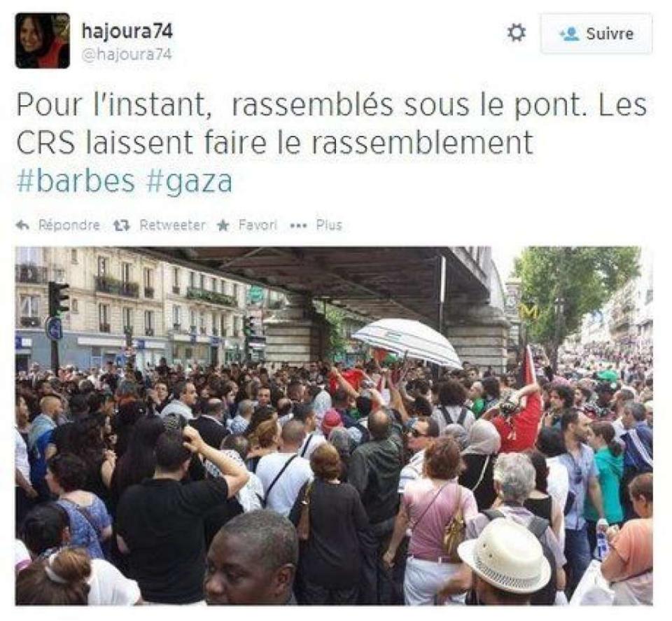 Manifestation pro-Gaza à Paris -