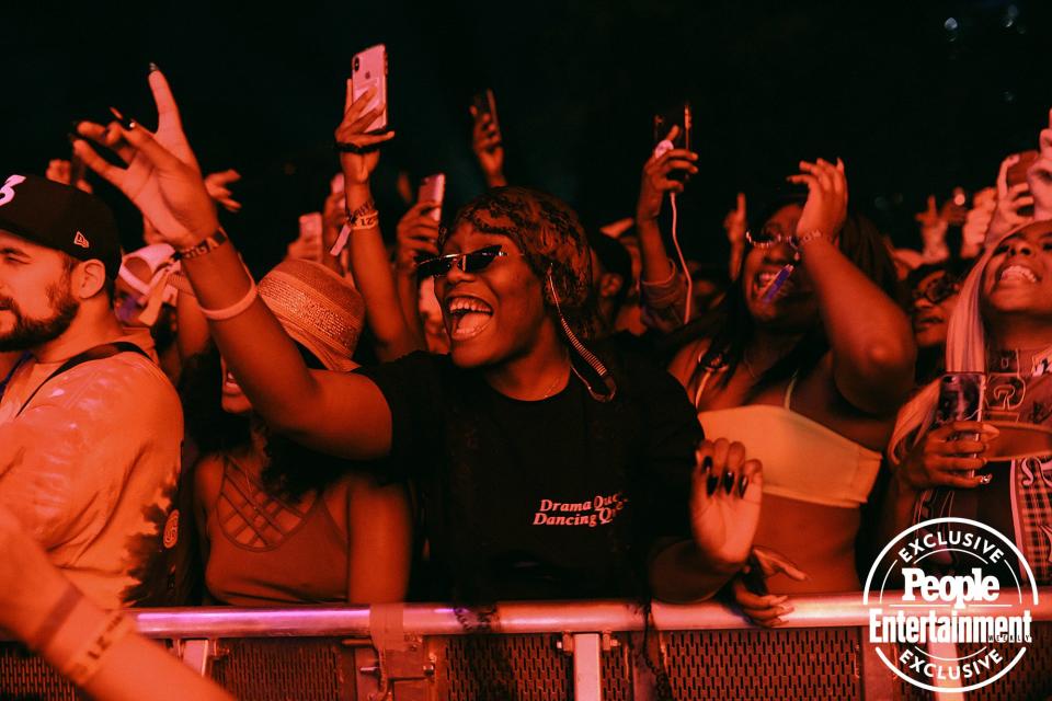 The crowd at the 2019 AfroPunk festival, held at Commodore Barry Park in Brooklyn, New York.