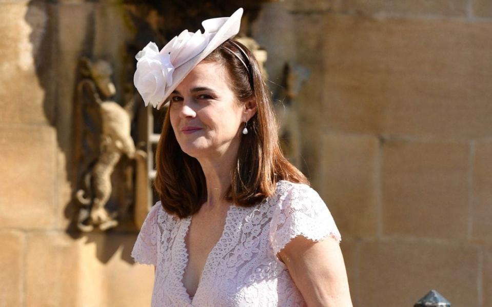 Samantha Cohen, pictured at the Duke and Duchess of Sussex's wedding - Mark Stewart