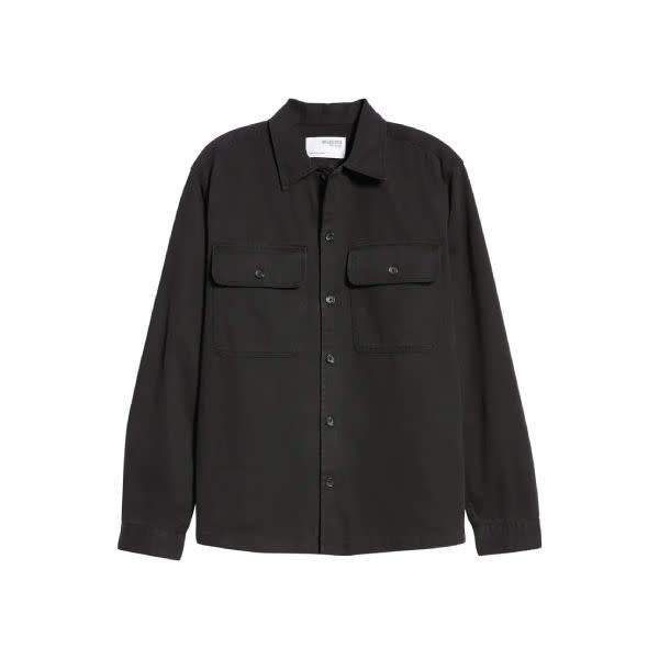 Selected Homme Loose Fit Organic Cotton Overshirt