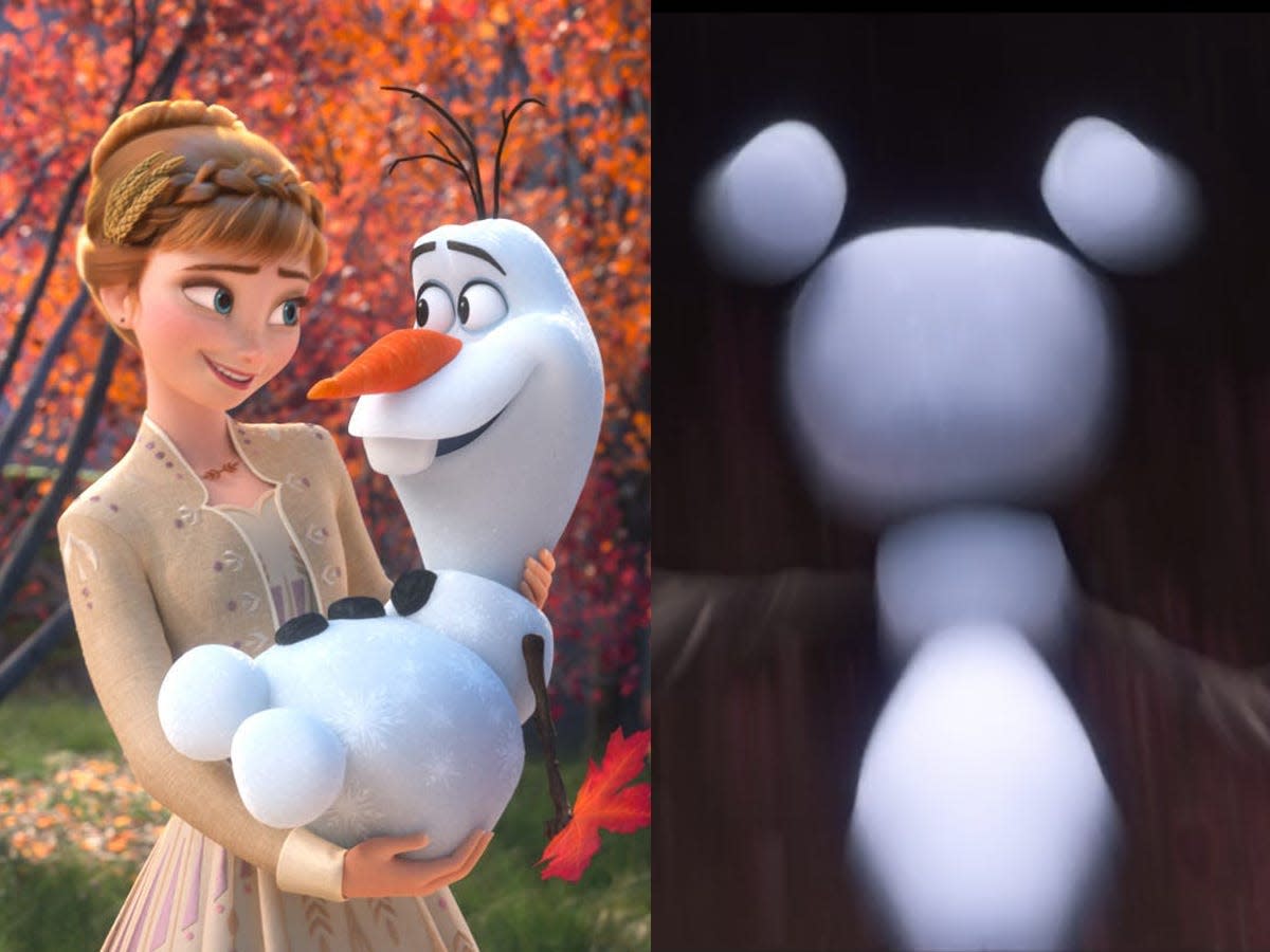 Olaf Hidden Mickey Frozen 2 Disney 2 
