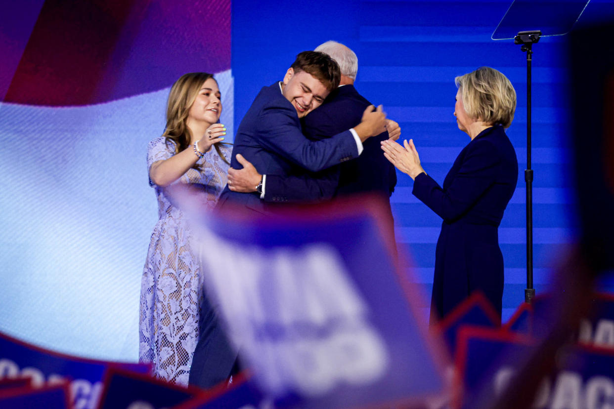 Walz family. (Alex Wong / Getty Images)