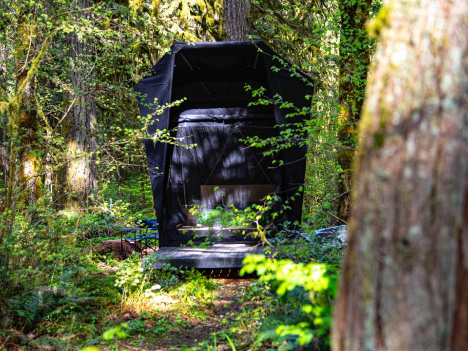 Jupe's off-grid tiny home hotel.