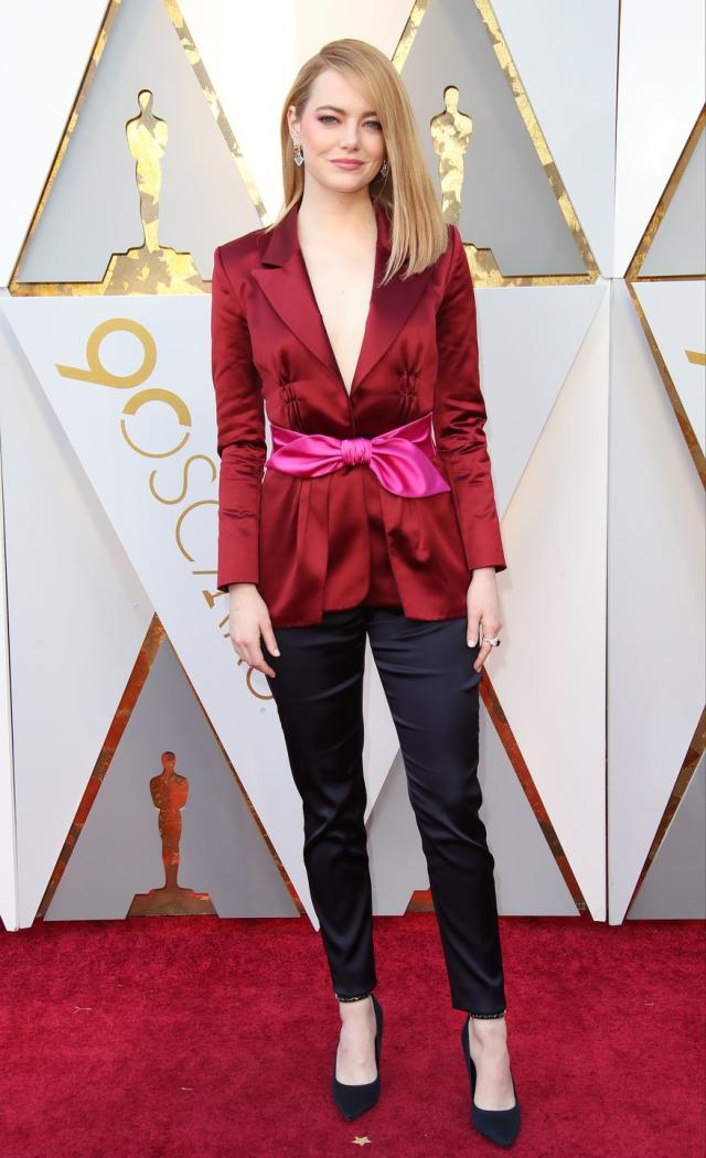 Decoding Emma Stone's Louis Vuitton Gown At The 2019 Oscars MOJEH