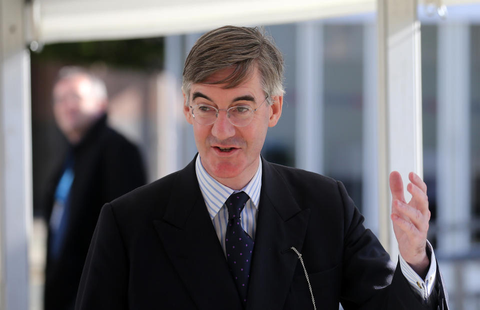 Jacob Rees-Mogg during the final day of the Conservative Party Conference at the Manchester Convention Centre. Picture dated: Wednesday October 2, 2019. Photo credit should read: Isabel Infantes / EMPICS Entertainment