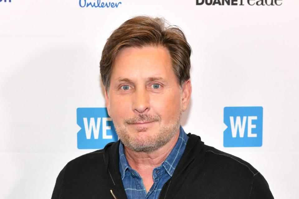 Emilio Estevez, son of Martin Sheen, was often regarded as the ‘unofficial president’ of the Brat Pack in the Eighties (Getty Images for WE Day)