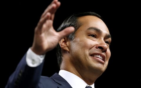 Julian Castro, former United States Secretary of Housing and Urban Development, speaks at the Netroots Nation annual conference for political progressives in New Orleans - Credit: Reuters