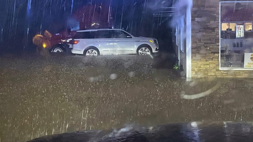 PHOTO: Heavy rain and flooding in Oneonta, Ala., Aug. 4, 2023 (Blount County EMA)