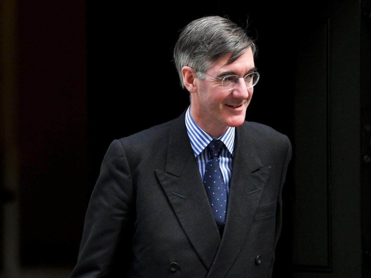 Leader of the House of Commons, Jacob Rees-Mogg: AP/Alberto Pezzali