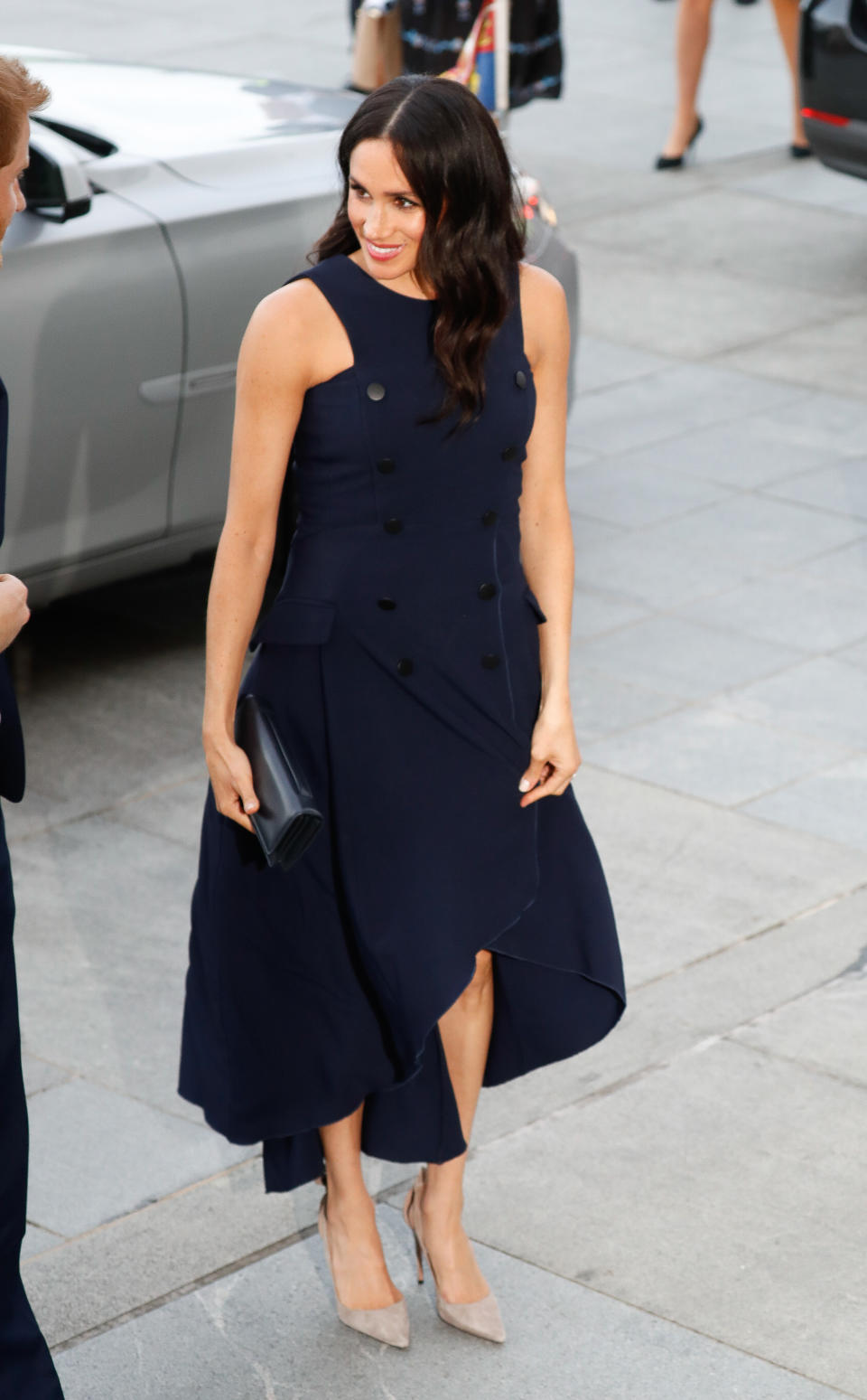 The former actress arrives at Auckland War Memorial Museum for a&nbsp;reception with Prime Minister Jacinda Ardern on Oct. 31 in Rotorua, New Zealand.