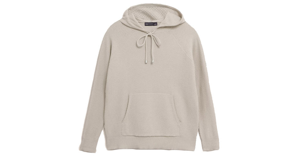 Soft Touch Textured Knitted Hoodie