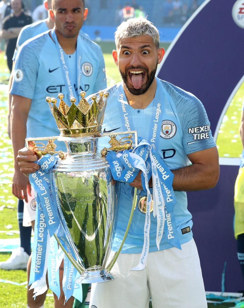 Aguero won the Premier League five times (Nick Potts/PA) (PA Archive)