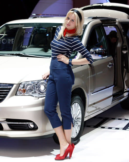 Ladies of the 2012 Geneva Motor Show