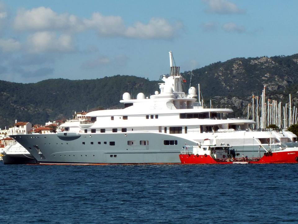 Dubai Sheikh Abdullah Al- Futtaim super yacht