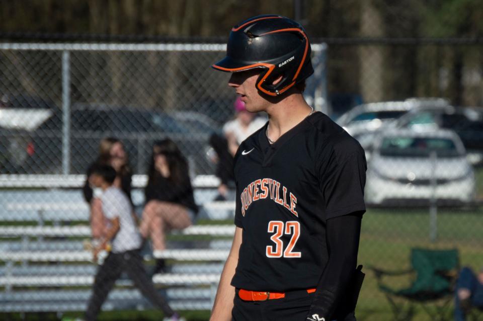 Jonesville senior Wade Sommers got the win in game two against Addison, striking out five.