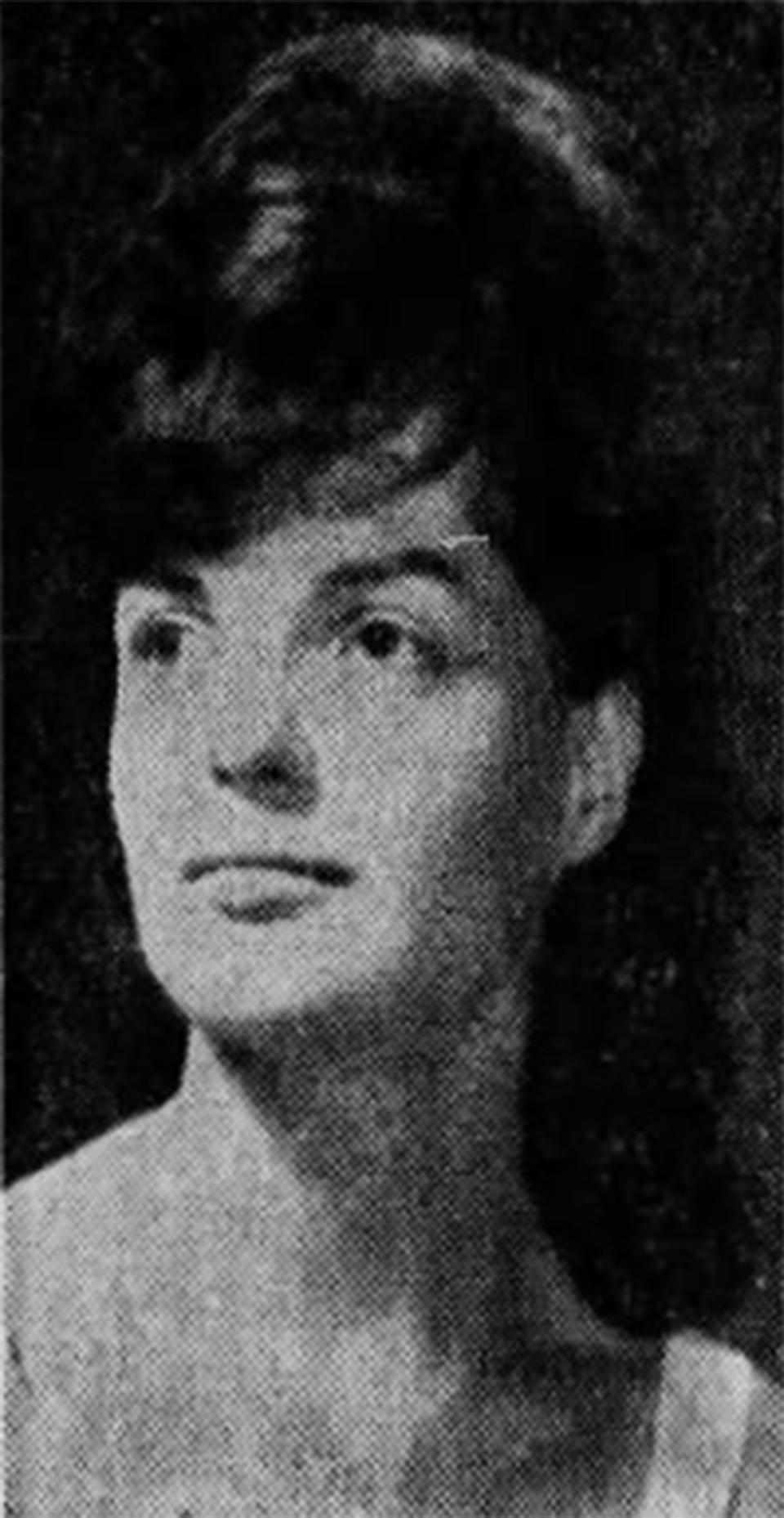 Barbara Lewis, daughter of Jean Price Lewis, in 1966.