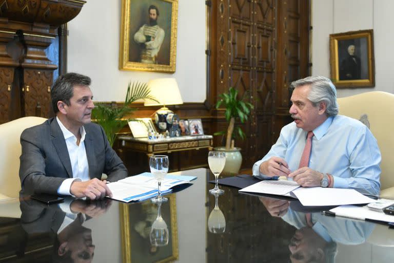 Alberto Fernández y Sergio Massa