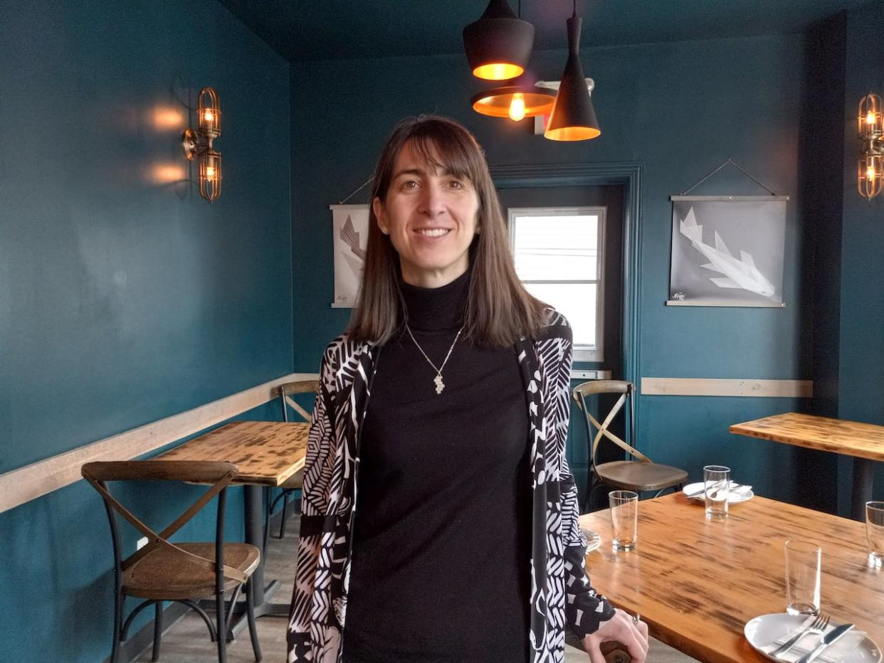 Chinched co-owner Michelle LeBlanc says she’d like to see people rally around restaurants and support them in ways they can. (Elizabeth Whitten/CBC - image credit)