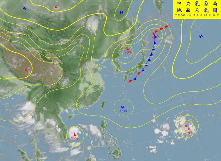  明天將有今年首波東北風報到。（圖／氣象局）