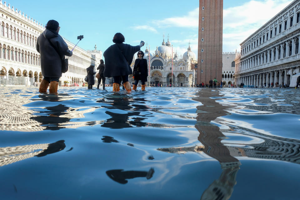 Venice Is Struck By High Water Floods