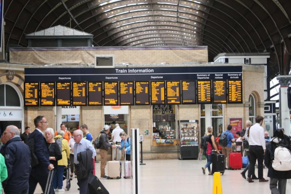 York Press: Passengers at York railway station as more strikes are announced