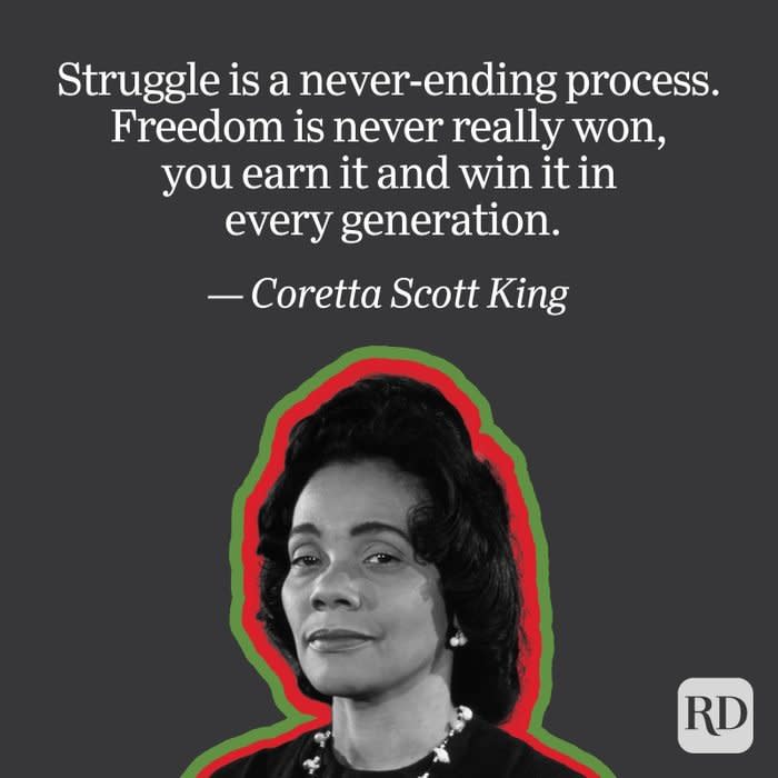 Coretta Scott King quote