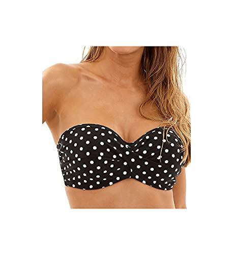 <p><strong>Panache Swim</strong></p><p>amazon.com</p><p><strong>$57.54</strong></p><p><a href="https://www.amazon.com/dp/B01E8ZZFJ8?tag=syn-yahoo-20&ascsubtag=%5Bartid%7C2141.g.20063352%5Bsrc%7Cyahoo-us" rel="nofollow noopener" target="_blank" data-ylk="slk:Shop Now" class="link ">Shop Now</a></p><p>We <em>adore</em> this polka dot print bikini top. It’s designed to fit a plus-sized body, and is made specifically for those with big busts. Full coverage material and mesh-lined wings help secure your girls in their rightful place, avoiding unwarranted nip slips at all costs. <strong>It even comes in 20+ cup sizes</strong> so you can get the perfect fit with added protection.</p>