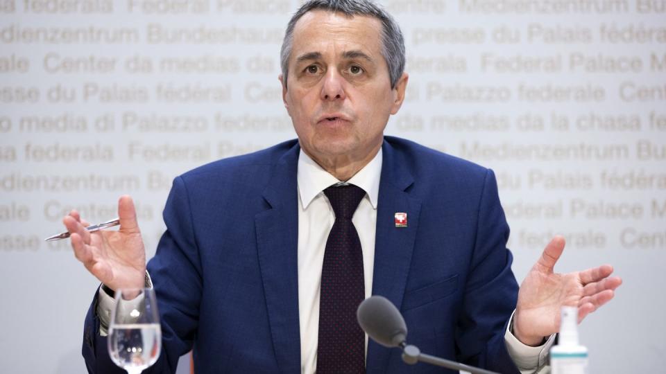 Schweizer Bundespräsident Ignazio Cassis