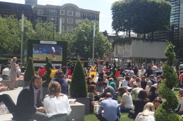 Where to watch Wimbledon Regent's Place