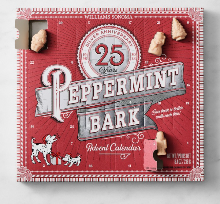 <p><a href="https://go.redirectingat.com?id=74968X1596630&url=https%3A%2F%2Fwww.williams-sonoma.com%2Fproducts%2Fwilliams-sonoma-peppermint-bark-advent-calendar&sref=https%3A%2F%2Fwww.countryliving.com%2Fshopping%2Fgifts%2Fg40922090%2Fbest-adult-advent-calendars%2F" rel="nofollow noopener" target="_blank" data-ylk="slk:Shop Now;elm:context_link;itc:0;sec:content-canvas" class="link rapid-noclick-resp">Shop Now</a></p><p>Williams Sonoma Peppermint Bark Advent</p><p>williams-sonoma.com</p><p>$39.99</p>