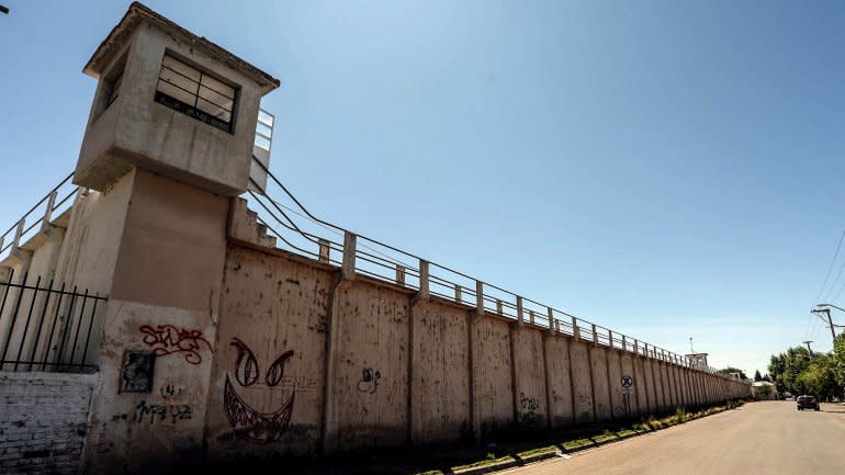 <p>La vieja Unidad Penitenciaria U9 de Neuquén en la actualidad. (diario Lmneuquen) </p>
