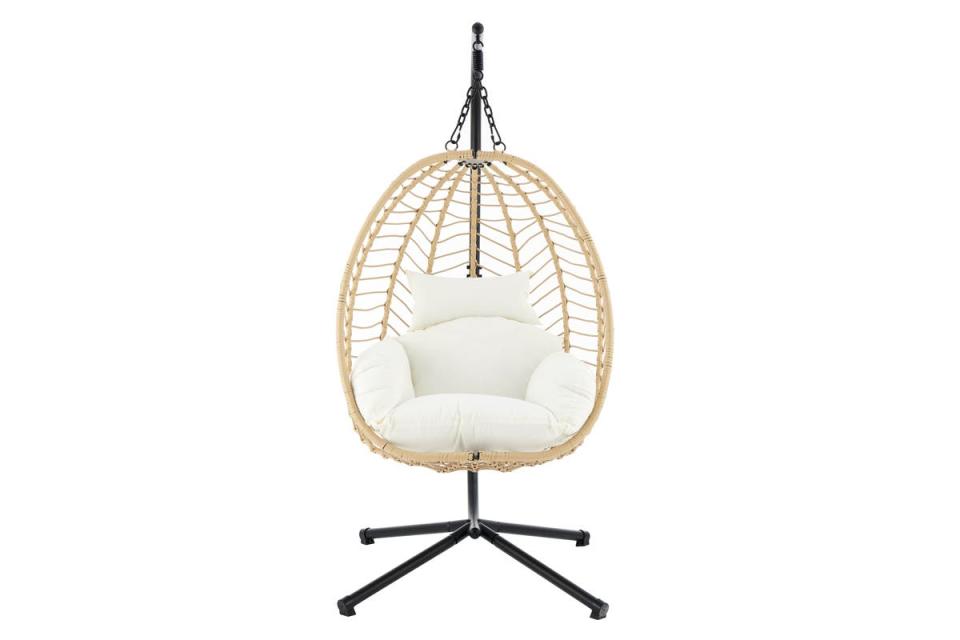 Shangri La Mackenzie Egg Chair (Beige), $449 from Matt Blatt