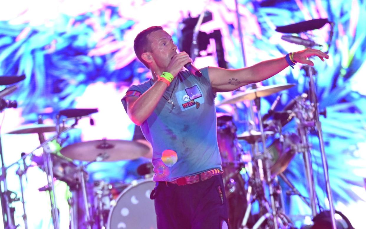 Teure Altlasten für Coldplay um Frontmann Chris Martin: Ein Gericht entschied, dass die Band an ihren einstigen Manager eine Millionenzahlung leisten muss. (Bild: 2024 Getty Images/Joe Maher)