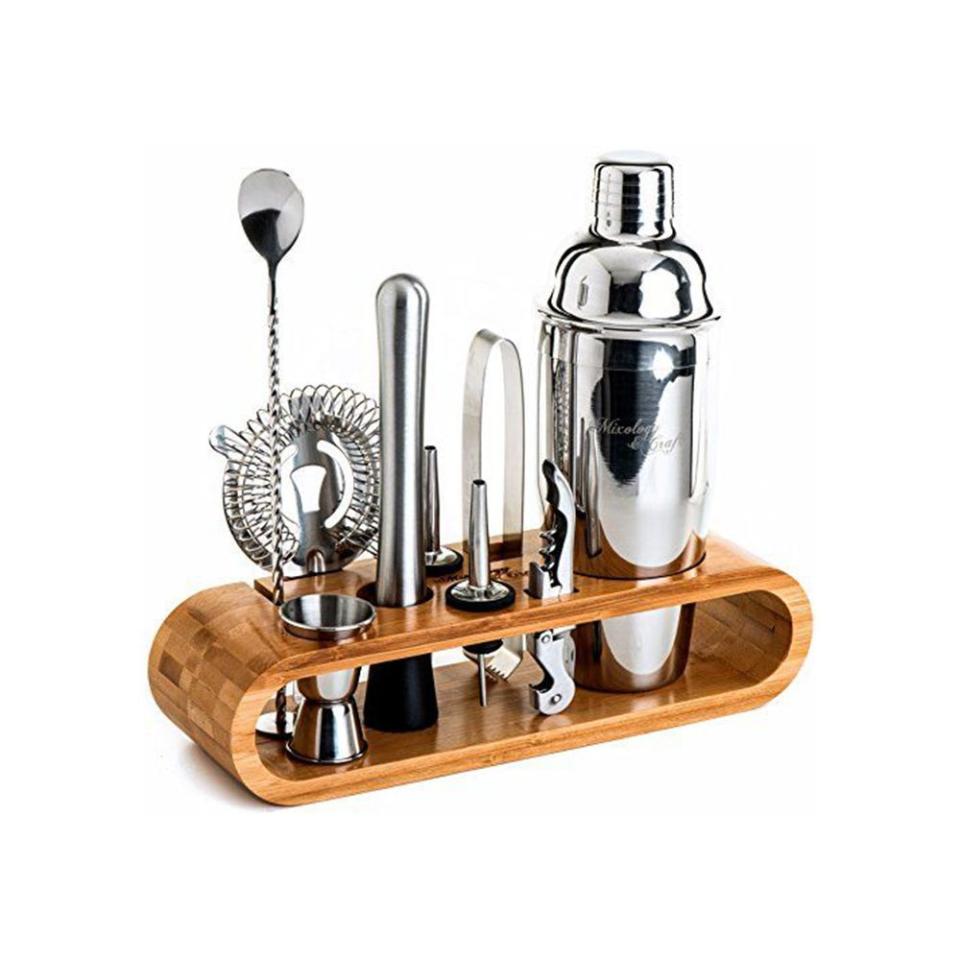 7) Bartender Kit: 10-Piece Bar Tool Set