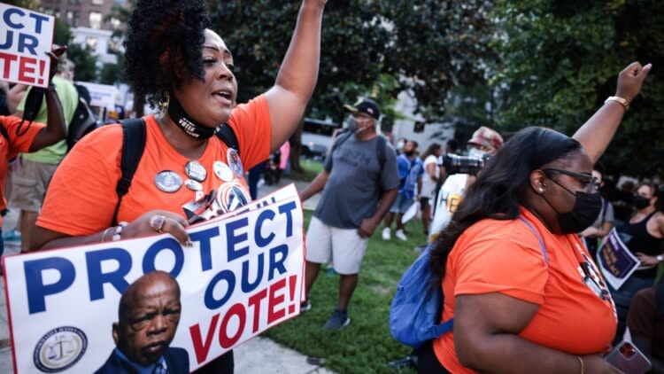 Voting Rights Rallies Held In Washington DC