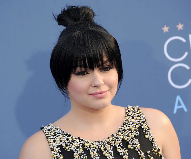 Don't worry, Ariel Winter's bangs are only temporary. (Photo: Getty Images)