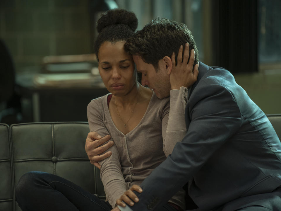 Kerry Washington and Steven Pasquale in 'American Son'Netflix